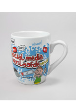 Cartoonmok Social Media verslaafde
