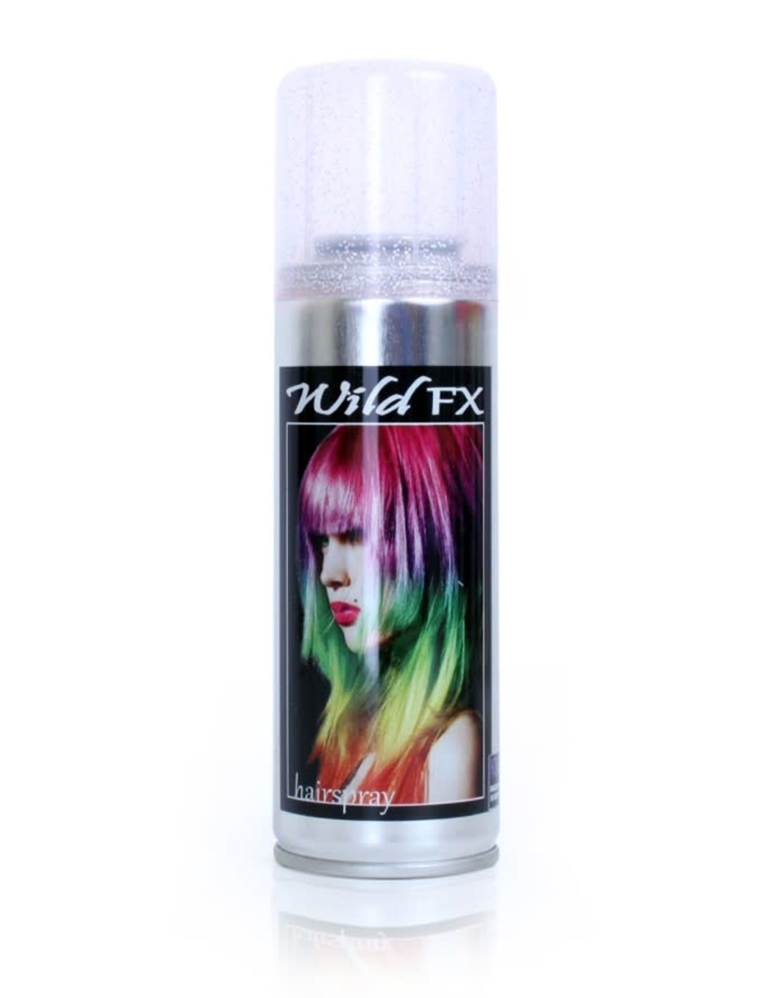 Haarspray glitter zilver 125 ml