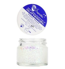 Superstar glittergel huid&haar wit parelmoer 20ml