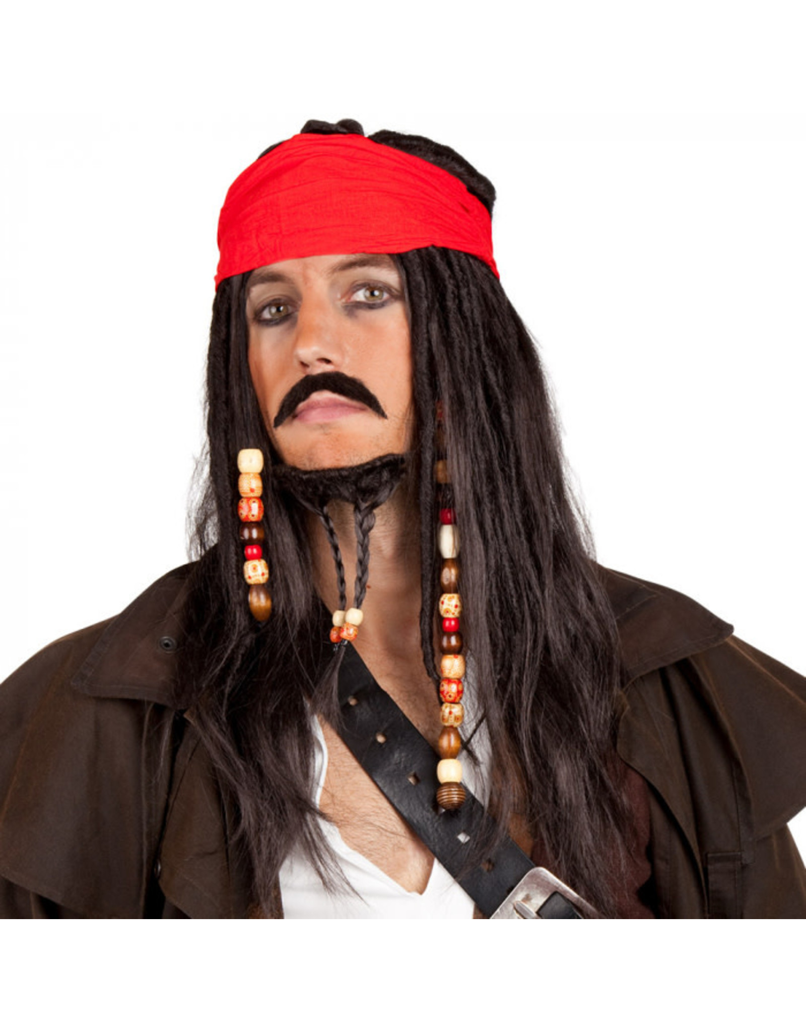 Boland Pruik, baard en snor Jack Sparrow