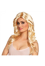 Boland pruik disco doll blond 1 stuk