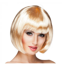 Boland pruik cabaret blond bobline