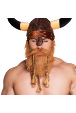 Boland baard + snor viking