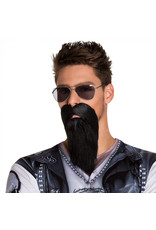 Boland baard biker zwart 1 stuk