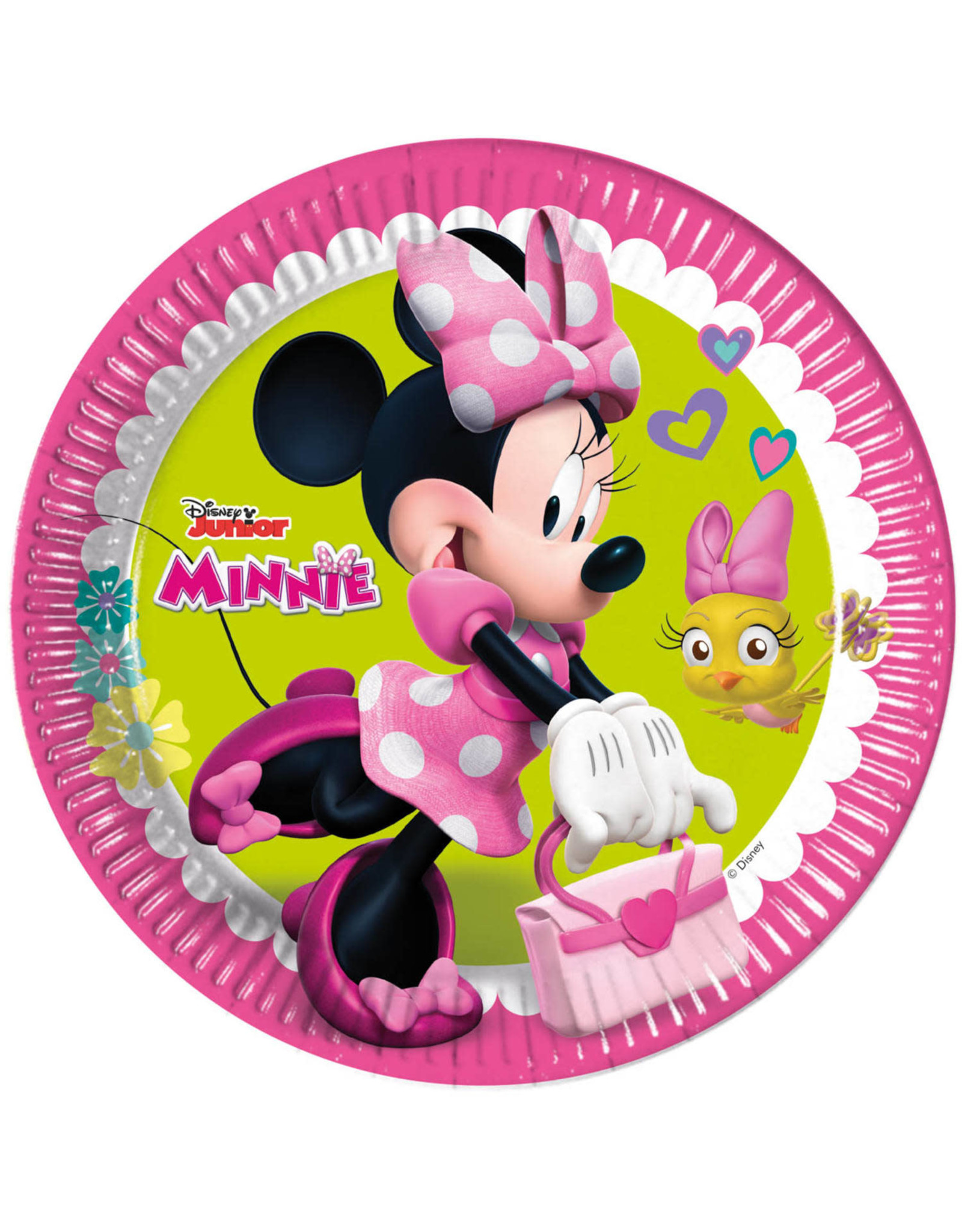 Minnie Mouse borden 23 cm 8 stuks