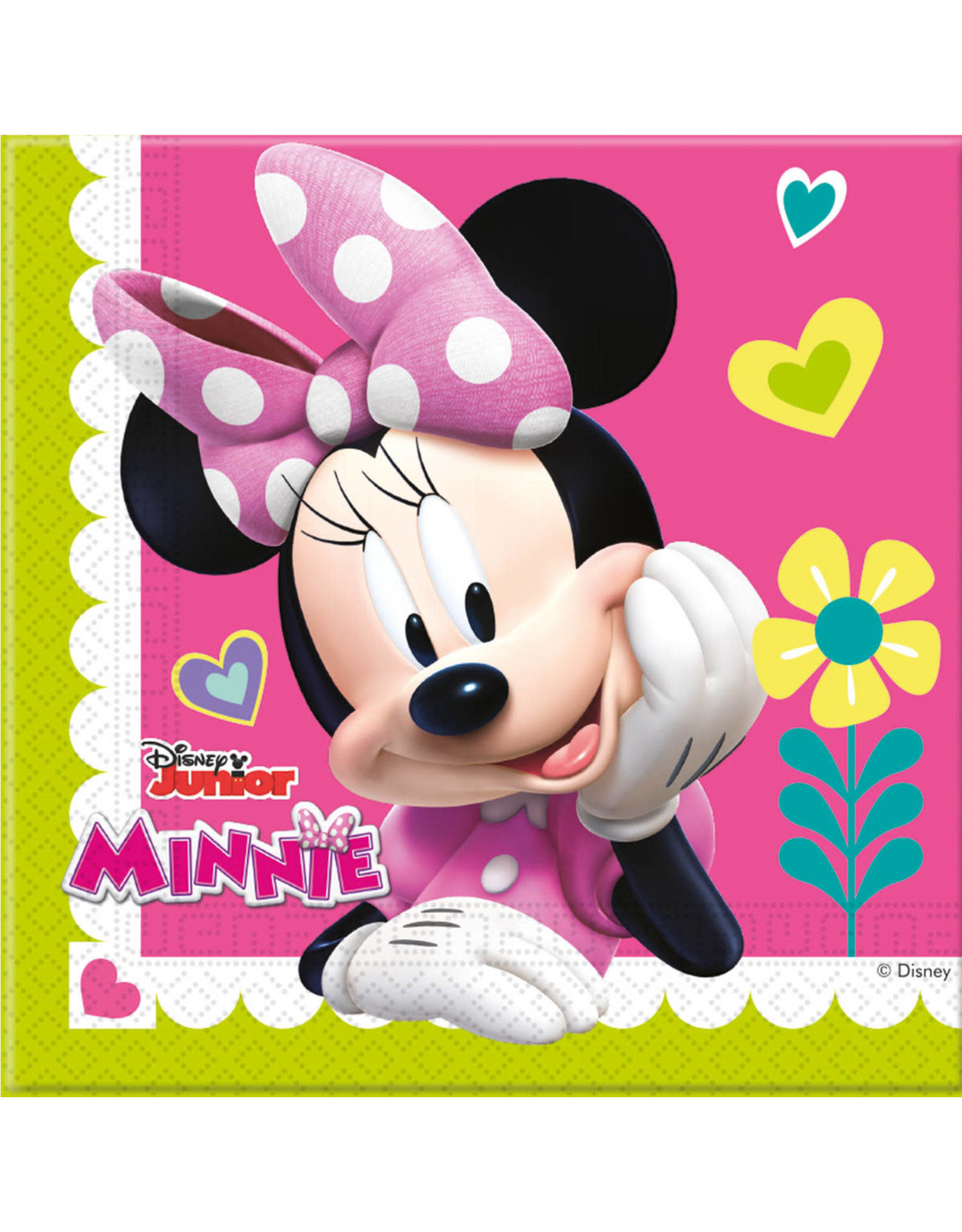 Minnie Mouse servetten 20 stuks 33 x 33 cm