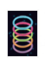Lichtgevende armbanden 25 stuks div kleuren