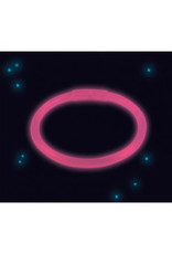 Lichtgevende armband fuchsia 1 stuk