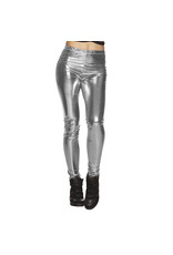 Boland legging zilver stretch maat M