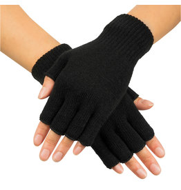 Boland vingerloze handschoenen zwart 1 paar