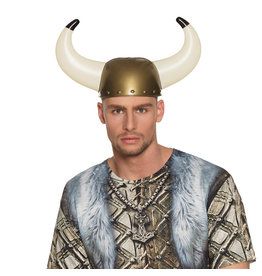 Viking helm inclusief hoorns