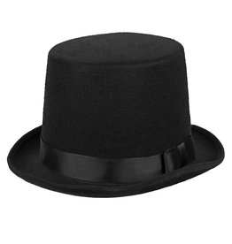 Boland hoge hoed zwart byron, zware kwaliteit