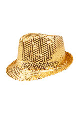 Boland popstar hoed sequins goud