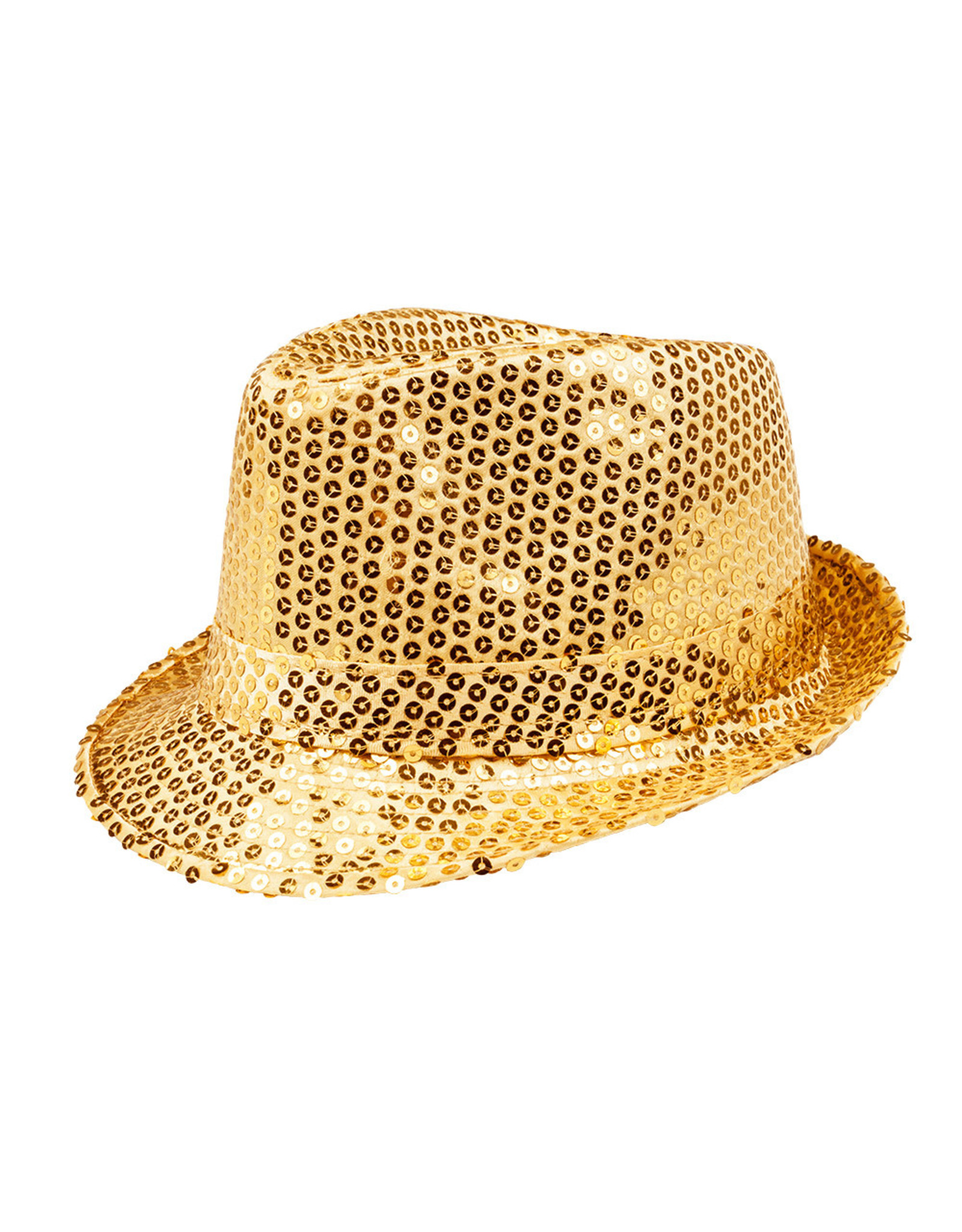 Boland popstar hoed sequins goud