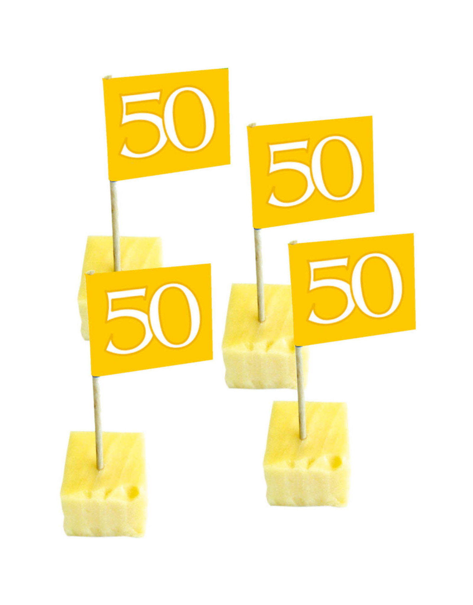 Party prikkers 50 goud 50 stuks