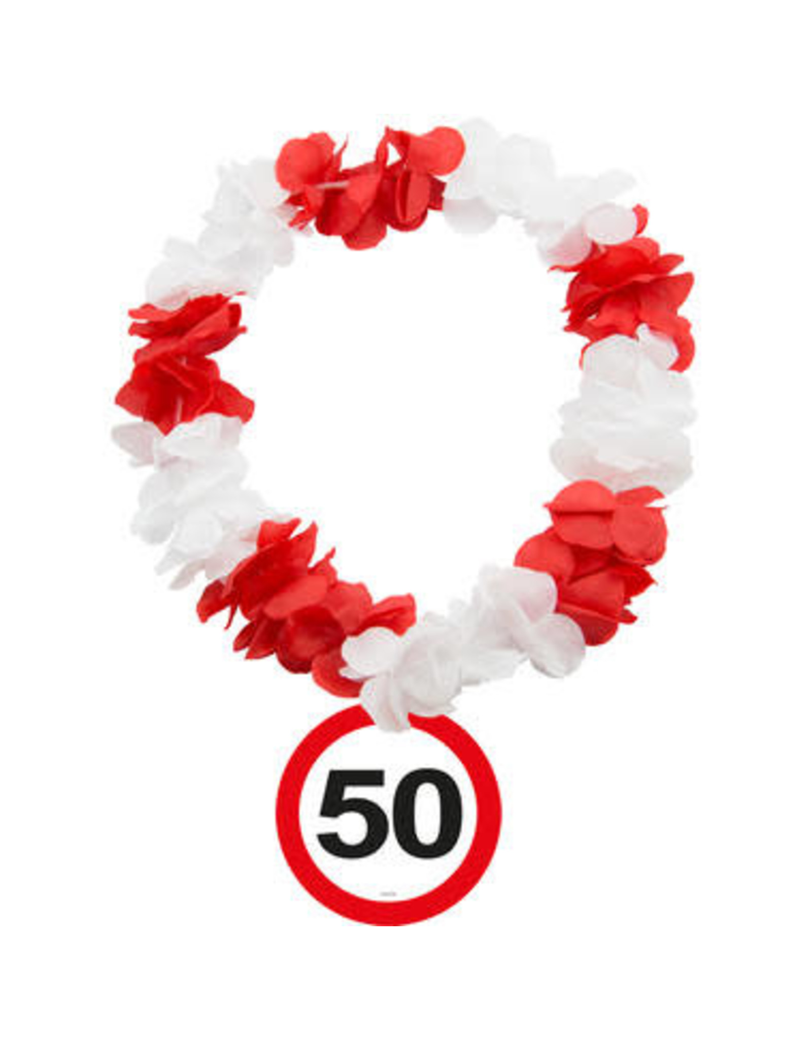 Hawaii krans verkeersbord leeftijd 50