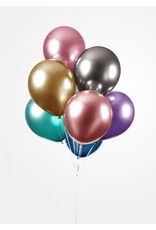 Chroom ballonnen mix 10 stuks