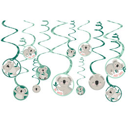 Koala hangdecoratie  12-delig
