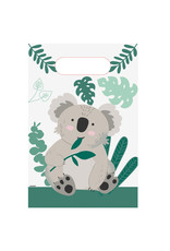 Papieren uitdeelzakjes koala 8 stuks