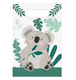 Papieren uitdeelzakjes koala 8 stuks
