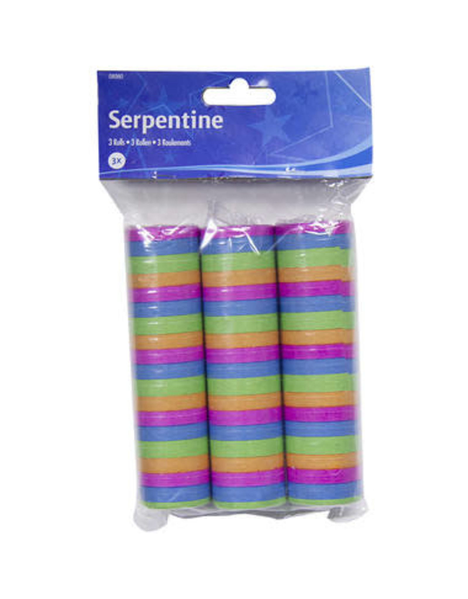 Serpentines mix kleuren 3x 18 x 4 meter