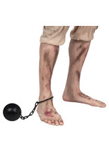 Boland ketting met kogel 1 stuk