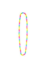 Boland rave ketting 1 stuk regenboog kleuren