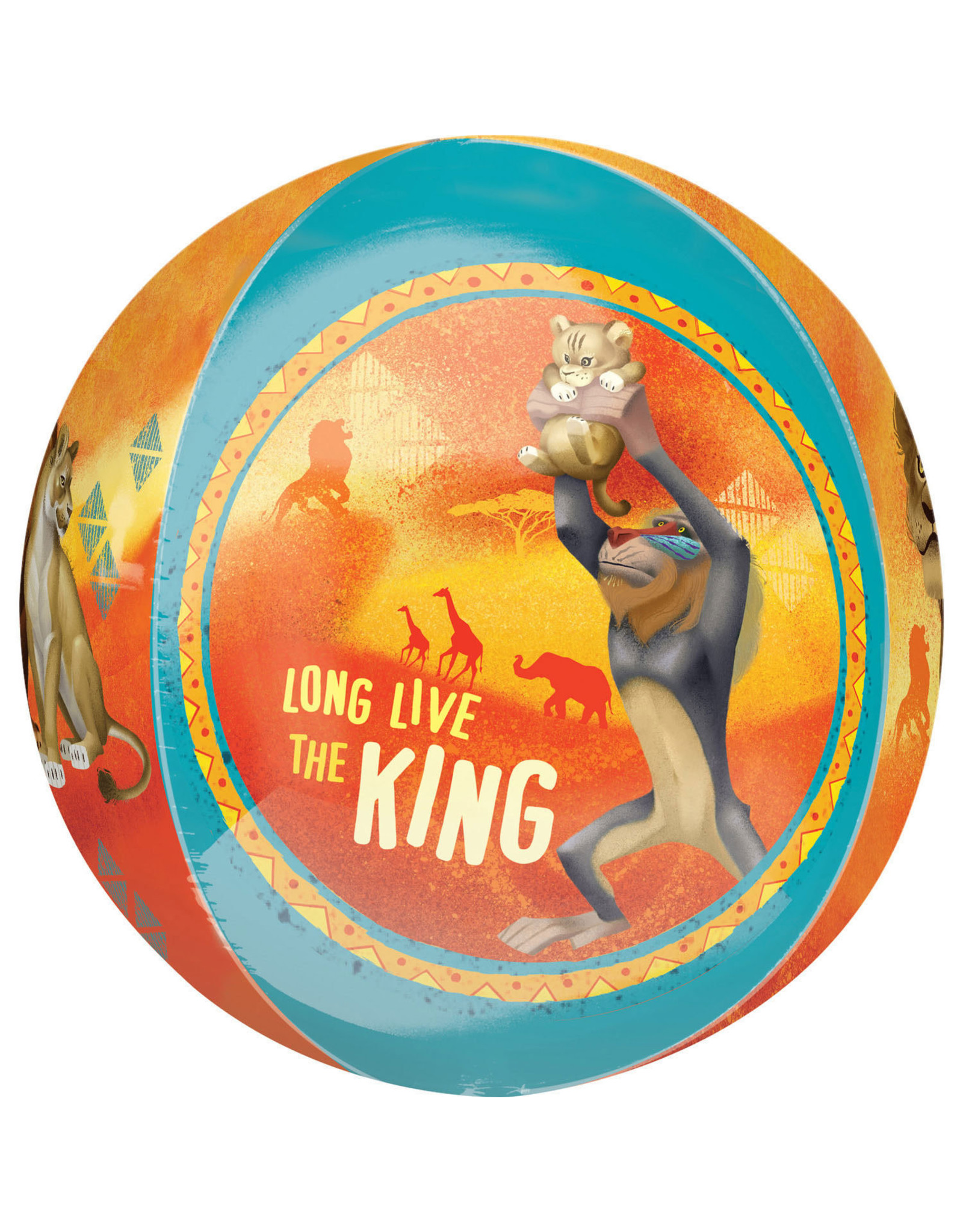 Amscan orbz lion king 38 cm