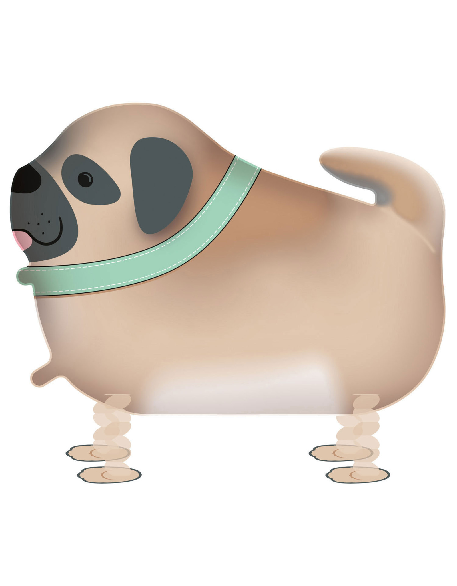 Walking balloon hond 60 x 43 cm