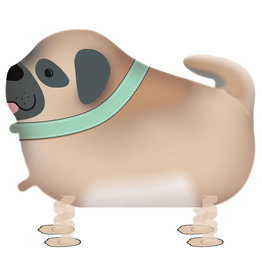 Walking balloon hond 60 x 43 cm