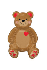 Amscan folieballon airfilled sitting teddy