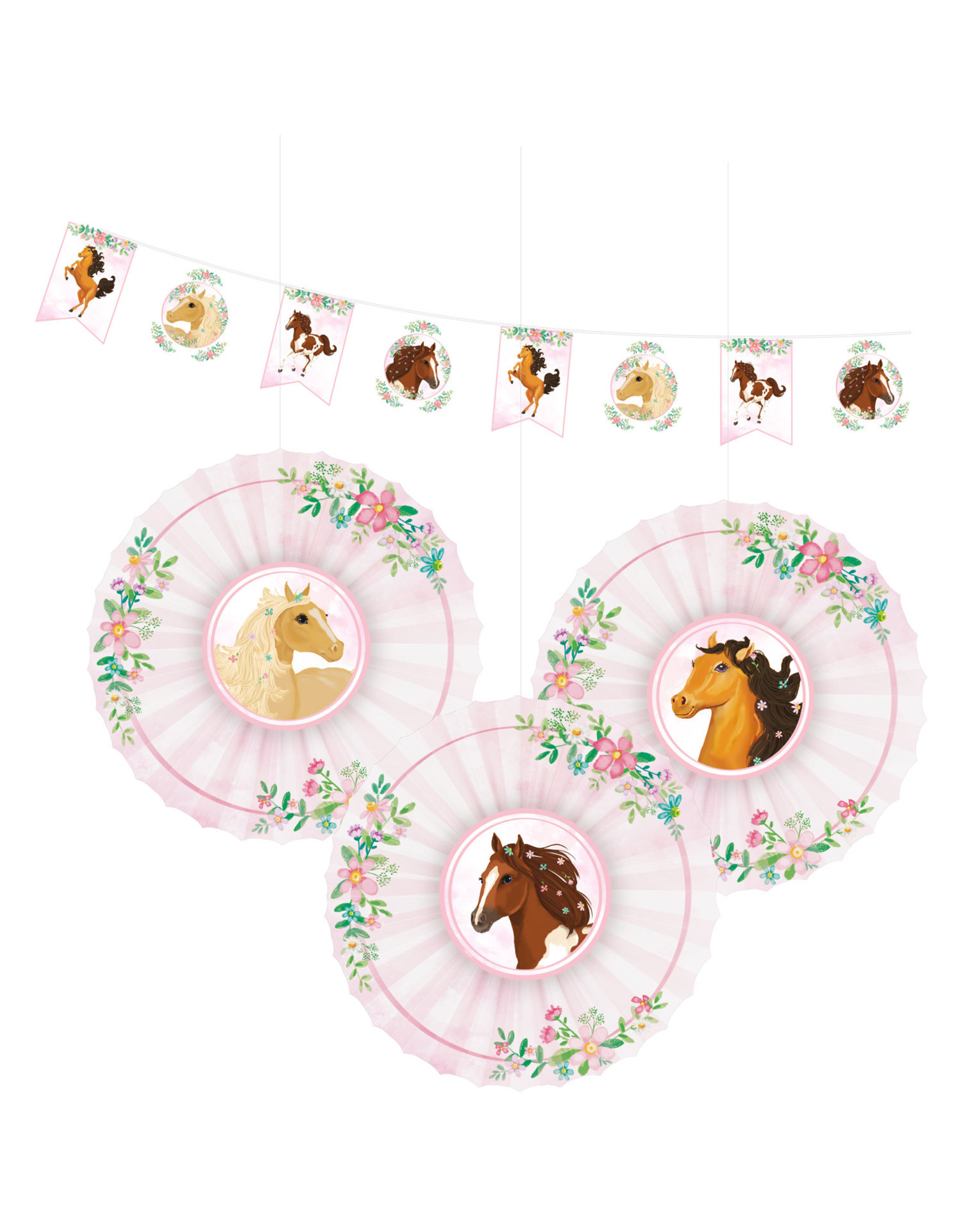 Beautiful horses decoratie set 4-delig