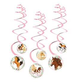 Amscan beautiful horses hangdecoratie 6-delig