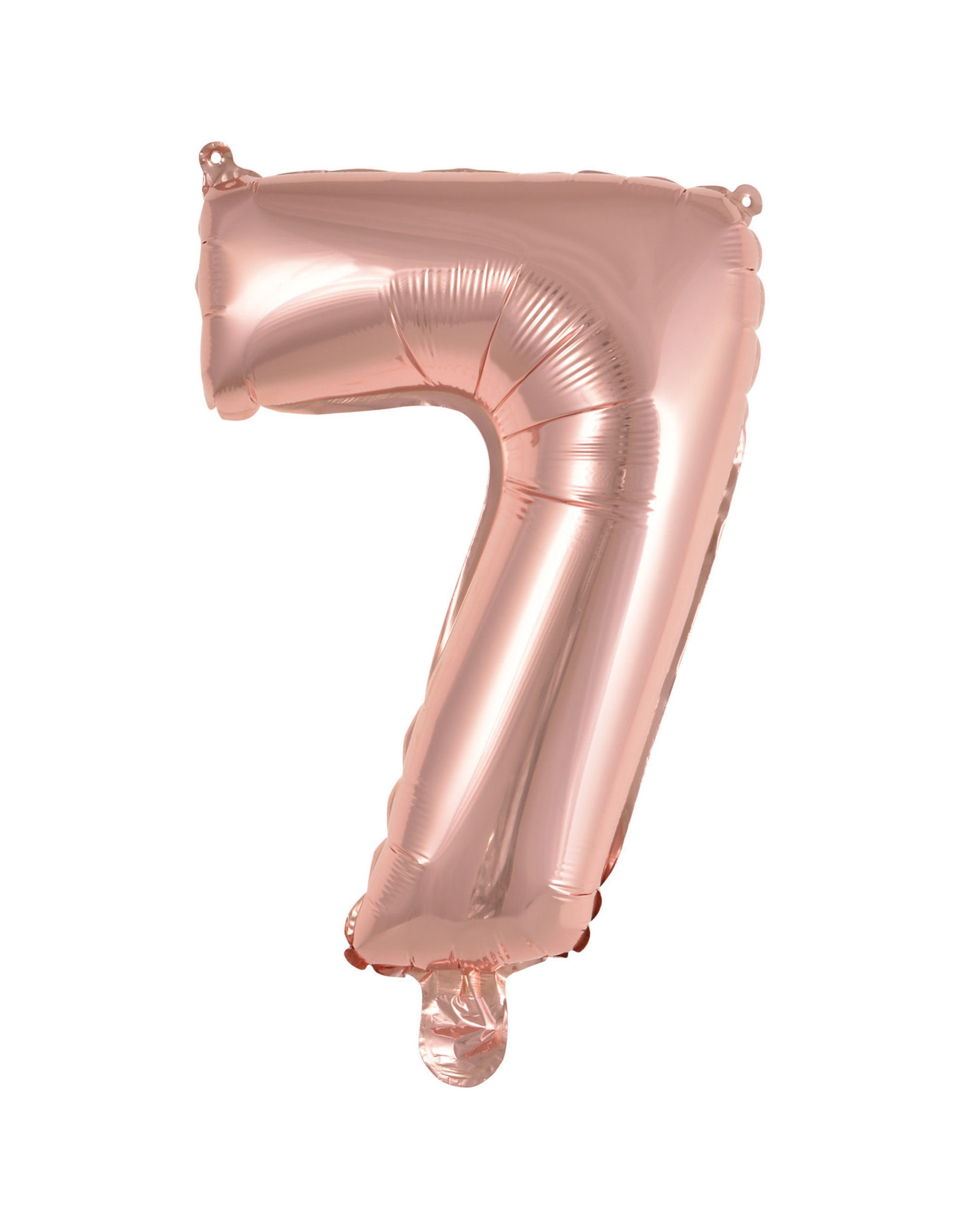 Amscan folieballon rose goud cijfer 7 40 cm