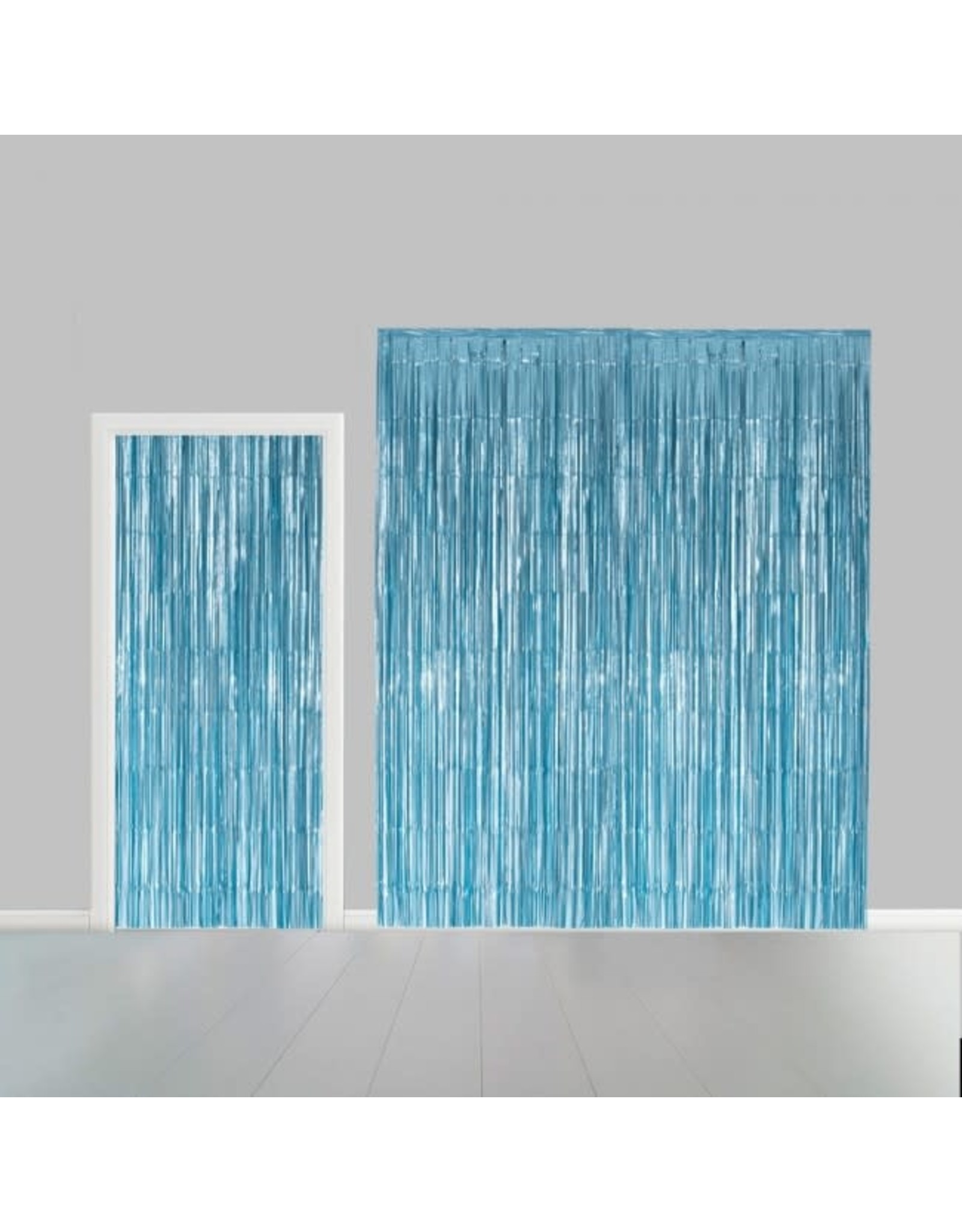 Deurgordijn baby blauw 100 x 240 cm