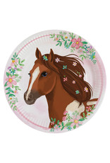 Beautifull horses borden 23 cm 8 stuks