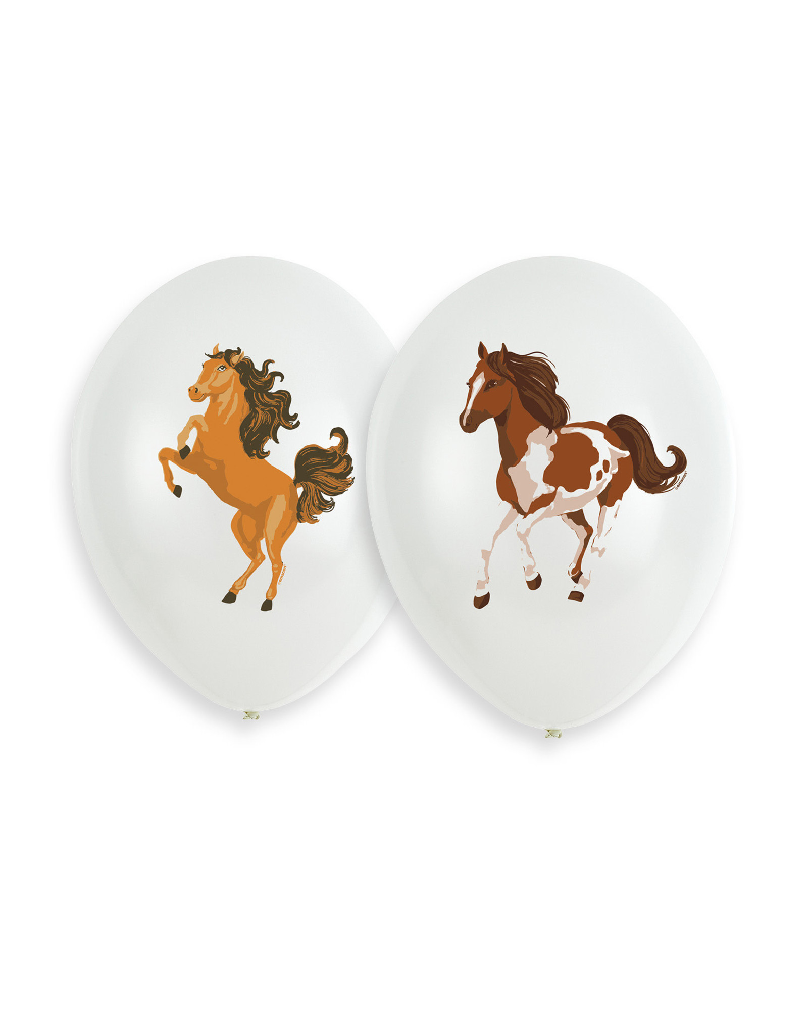 Beautiful horses latex ballonnen 6 stuks