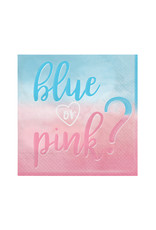 Big reveal servetten 16 stuks 33 x 33 cm