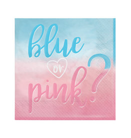 Big reveal servetten 16 stuks 33 x 33 cm