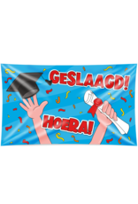 Gevevlag XXL geslaagd cartoon