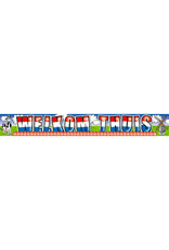 Foliebanner Welkom Thuis 5 meter