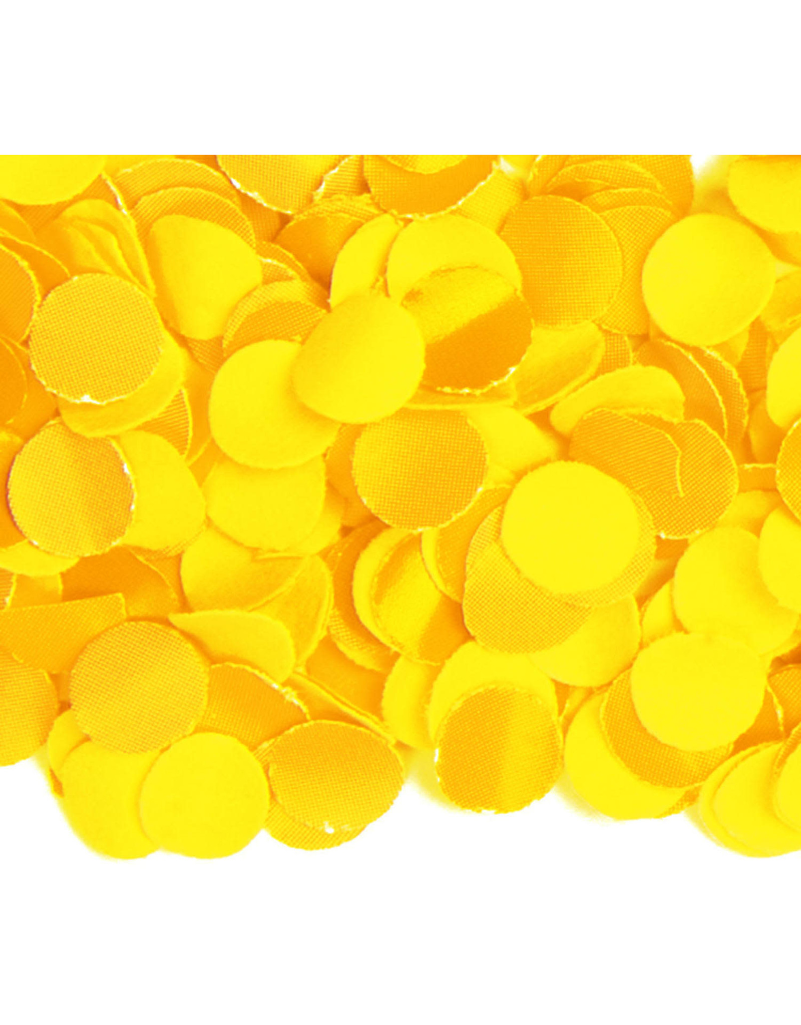 Papieren confetti geel 100 gram
