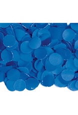 Papieren confetti blauw 100 gram