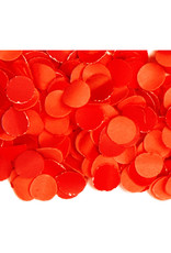 Papieren confetti rood 100 gram