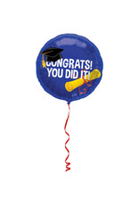 Folat folieballon congrats you did it! 45 cm