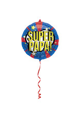 Folat folieballon super papa! 45 cm