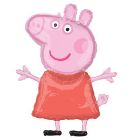 Folieballon supershape Peppa Pig 102 cm x 70 cm