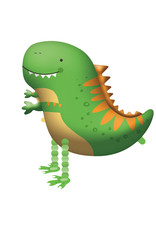Walking balloon dino 75 x 65 cm