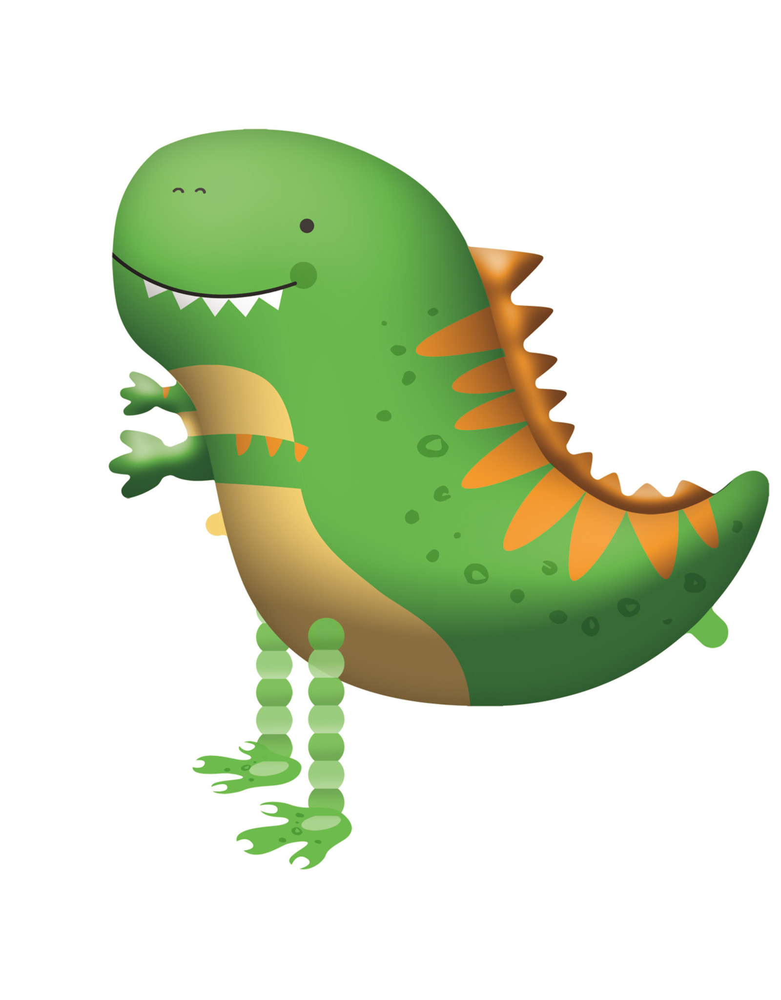 Walking balloon dino 75 x 65 cm