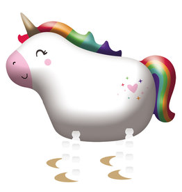 Walking balloon unicorn 81 x 63 cm